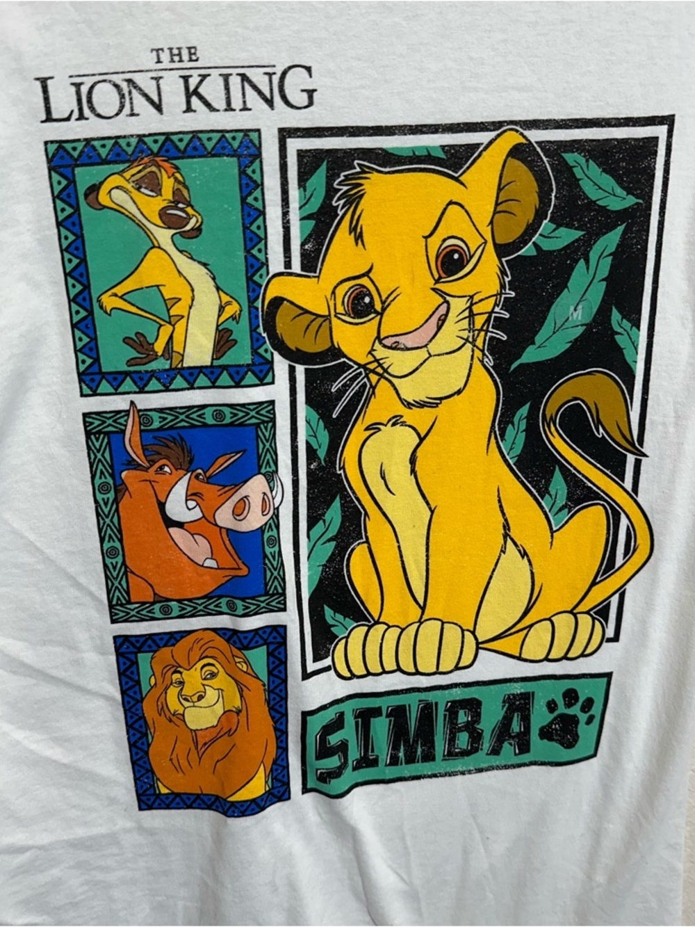 The Lion King Graphic tee tshirt Simba cub men’s medium - Picture 3 of 4